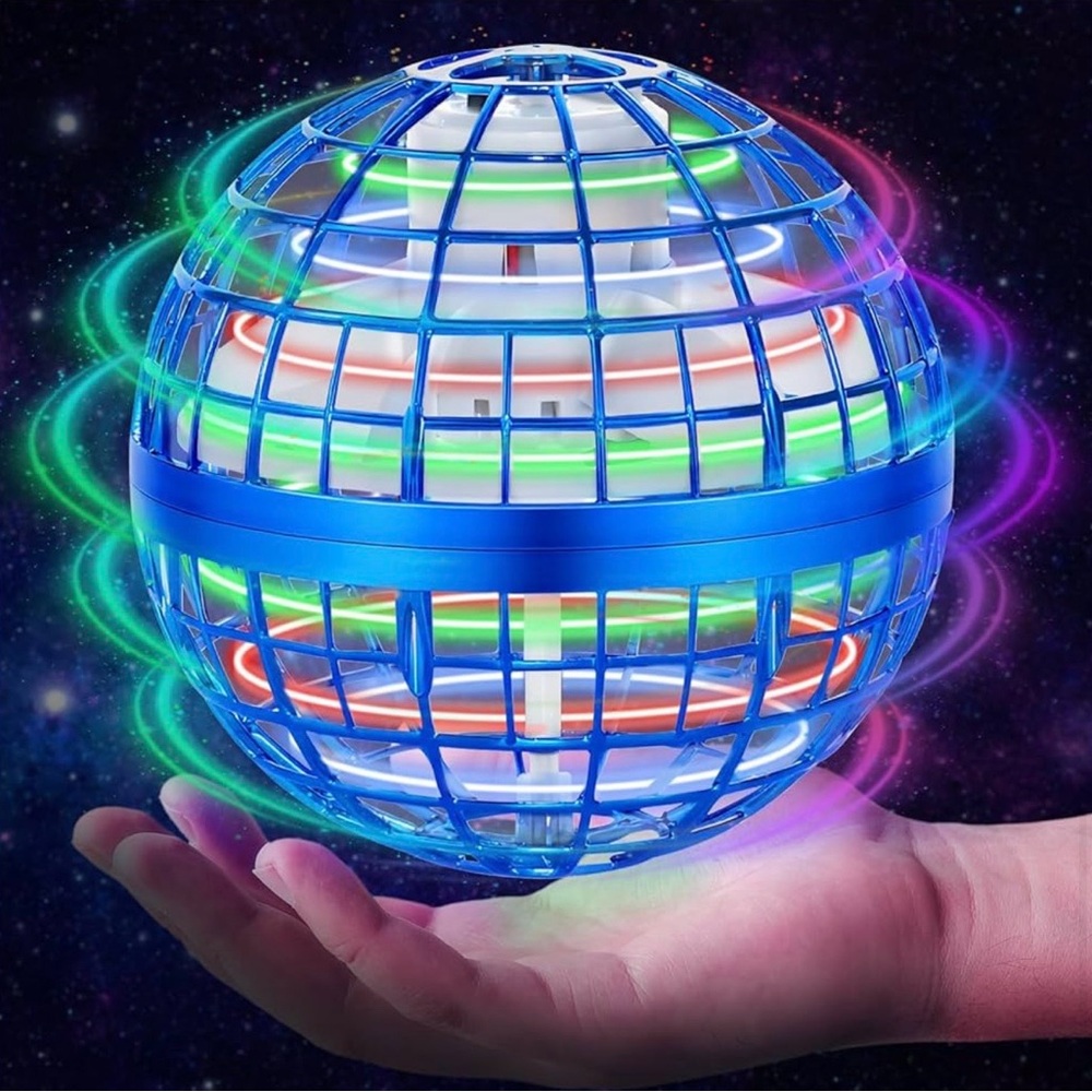 Colorful LED Flying Ball Toy